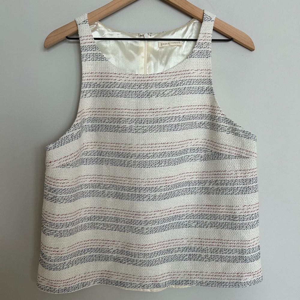 Paper Crown Tweed Blouse